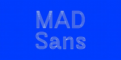 MAD Sans Font Poster 1